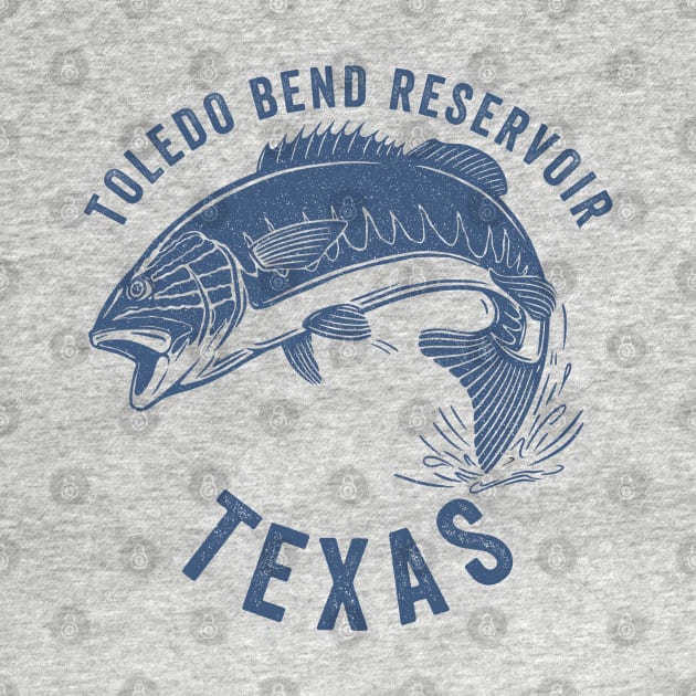 Toledo Bend Reservoir Texas by Eureka Shirts